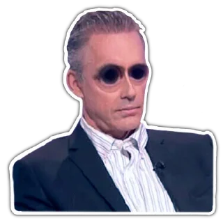 👽 emoji Jordan B Peterson Telegram sticker 10 of 44