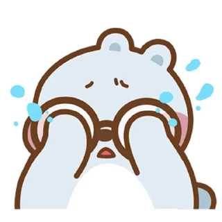 😢 emoji Cute Telegram sticker 24 of 84