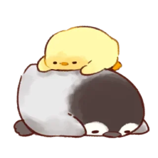 ❤️ emoji Soft and cute chick Telegram sticker 12 of 40