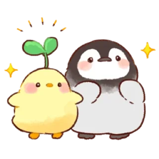 🤩 emoji Soft and cute chick Telegram sticker 15 of 40