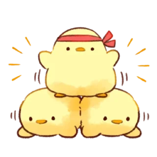 😄 emoji Soft and cute chick Telegram sticker 23 of 40