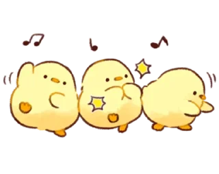 😄 emoji Soft and cute chick Telegram sticker 14 of 40