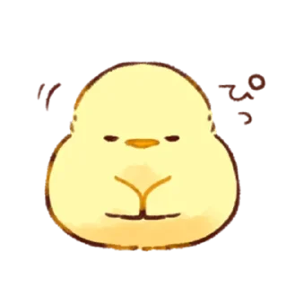 🥺 emoji Soft and cute chick Telegram sticker 18 of 40