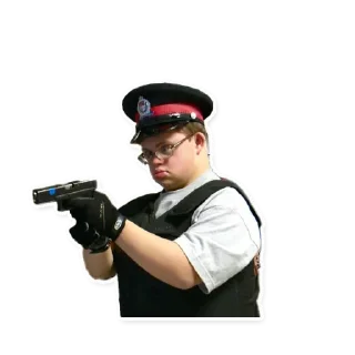 Sticker from Officer Down
