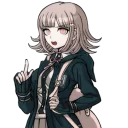 😕 emoji Nanami Chiaki Telegram sticker 10 of 21