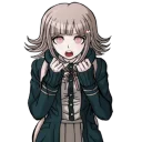 😳 emoji Nanami Chiaki Telegram sticker 13 of 21