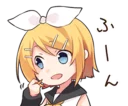 😅 emoji KAGAMINE LEN and KAGAMINE RIN Telegram sticker 15 of 40