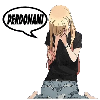 😢 emoji @STIKERFORALL 🇮🇹MY DRESS UP DARLING Telegram sticker 24 of 50