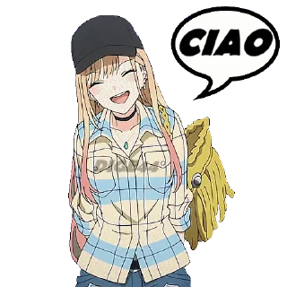 👋 emoji @STIKERFORALL 🇮🇹MY DRESS UP DARLING Telegram sticker 9 of 50