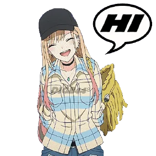 👋 emoji @STIKERFORALL 🏴󠁧󠁢󠁥󠁮󠁧󠁿MY DRESS UP DARLING Telegram sticker 9 of 50