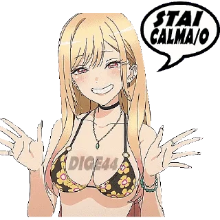 🙌 emoji @STIKERFORALL 🇮🇹MY DRESS UP DARLING Telegram sticker 13 of 50
