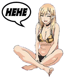 😂 emoji @STIKERFORALL 🇮🇹MY DRESS UP DARLING Telegram sticker 10 of 50