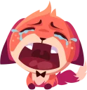 😭 emoji Foxy Telegram sticker 17 of 32