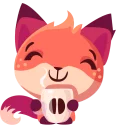 ☺️ emoji Foxy Telegram sticker 19 of 32