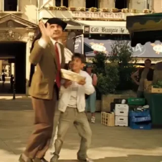 👋 emoji Mr. Bean @StickersPackRobot Telegram sticker 22 of 41