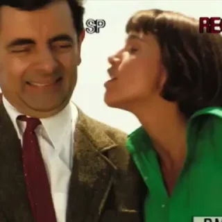😘 emoji Mr. Bean @StickersPackRobot Telegram sticker 16 of 41