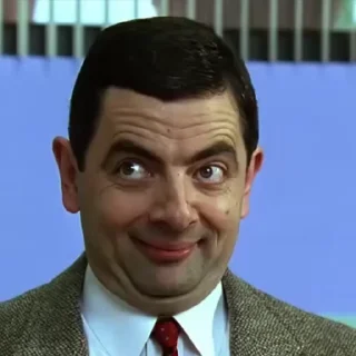 🤩 emoji Mr. Bean @StickersPackRobot Telegram sticker 1 of 41