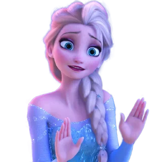✋ emoji Elsa Telegram sticker 9 of 54