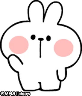 Sticker from @MHStickers Spoiled Rabbit Emoji 2