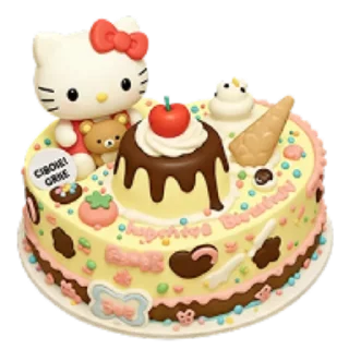 🎂 emoji Hello Kitty Telegram sticker 20 of 30