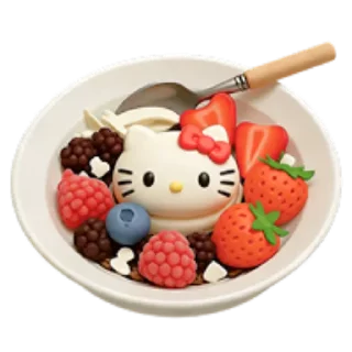 🥣 emoji Hello Kitty Telegram sticker 15 of 30