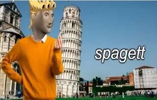 Sticker from meme man