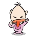 😛 emoji ni ni 1 Telegram sticker 22 of 100