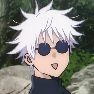 🤍 emoji Gojo S2 (@TodorokiShouto) Telegram sticker 19 of 112