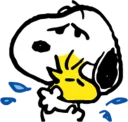 😢 emoji Snoopy Telegram sticker 7 of 49