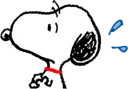 😧 emoji Snoopy Telegram sticker 13 of 49