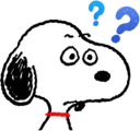 😳 emoji Snoopy Telegram sticker 16 of 49