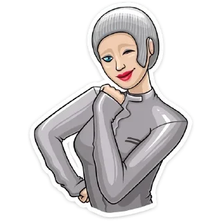 😉 emoji Atomic Heart Telegram sticker 15 of 20