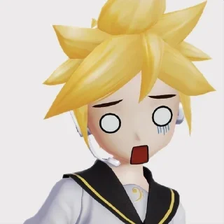 ⭐ emoji ~ Kagamine Len ~ Telegram sticker 9 of 47