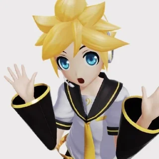 ⭐ emoji ~ Kagamine Len ~ Telegram sticker 21 of 47