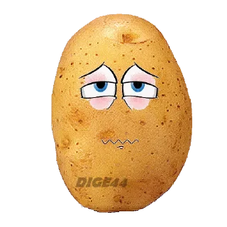 😪 emoji @STIKERFORALL PAPAS-PATATE-POTATOES Telegram sticker 13 of 40