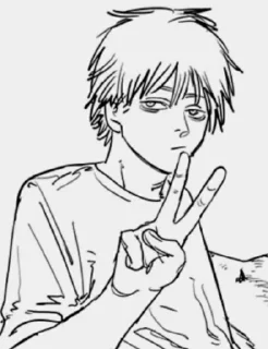 ✌️ emoji denji Telegram sticker 21 of 25