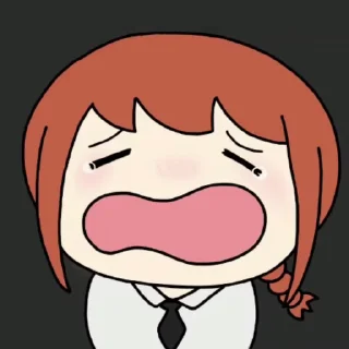 😭 emoji Chainsaw Man 🪚 (@TodorokiShouto) Telegram sticker 7 of 40