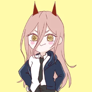 😏 emoji Mixed CSM 🪚 (@TodorokiShouto) Telegram sticker 12 of 113