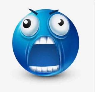 Sticker from Emoji blu