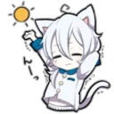 Sticker from Shiro neko "blu"