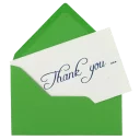 Sticker from thank memo