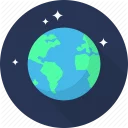 🌍 emoji astronomy Telegram sticker 5 of 41
