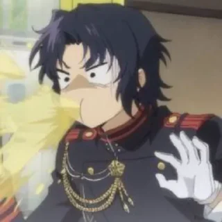 🪮 emoji @felfelanime ꜝꜞ @Giffelfel  Guren lchinose ꜝꜞ Telegram sticker 13 of 35