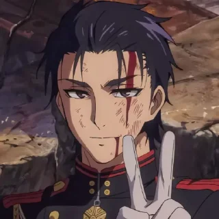 Sticker from @felfelanime ꜝꜞ @Giffelfel  Guren lchinose ꜝꜞ