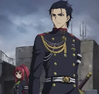 Sticker from @felfelanime ꜝꜞ @Giffelfel  Guren lchinose ꜝꜞ