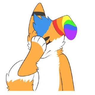 🤦‍♂️ emoji FuzzyTheFox by Pulex Telegram sticker 14 of 53