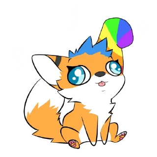 🤤 emoji FuzzyTheFox by Pulex Telegram sticker 11 of 53