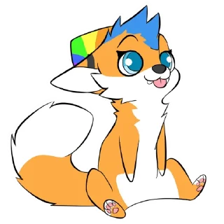 ☺️ emoji FuzzyTheFox by Pulex Telegram sticker 10 of 53