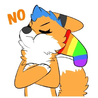 👎 emoji FuzzyTheFox by Pulex Telegram sticker 20 of 53