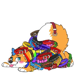 🥴 emoji FuzzyTheFox by Pulex Telegram sticker 8 of 53